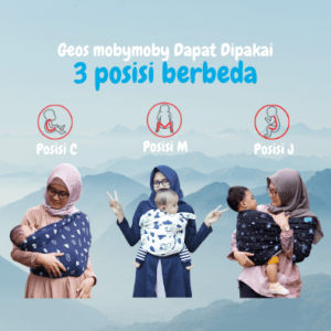 3 posisi gendongan bayi