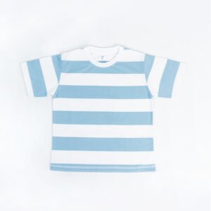 Kaos Anak Oversize Stripes Blue